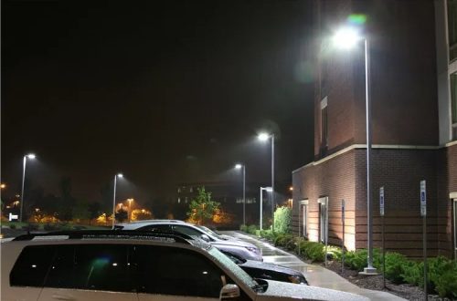 Parking Lot LED Light in parking area