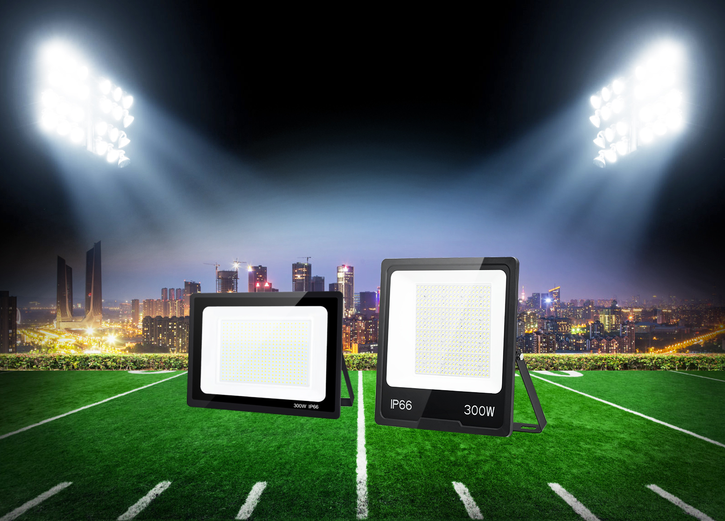 Commercial LED Flood Lights are available in Luxint lighting